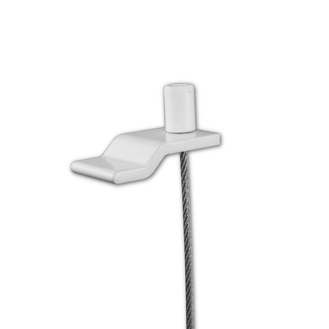 AHS2W -  Avanti artshow hanger, 2m steel, white top - Pack of 10