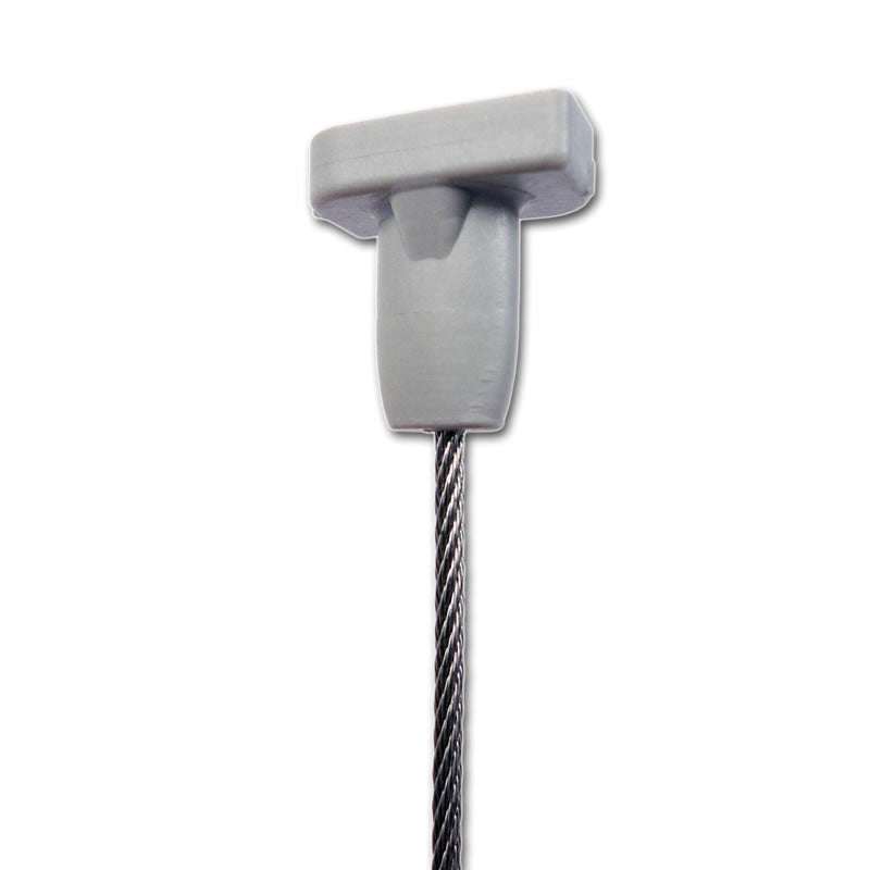 TS25S - Avanti topfix 'twist & click' hanger, 2.5m steel, silver top ...
